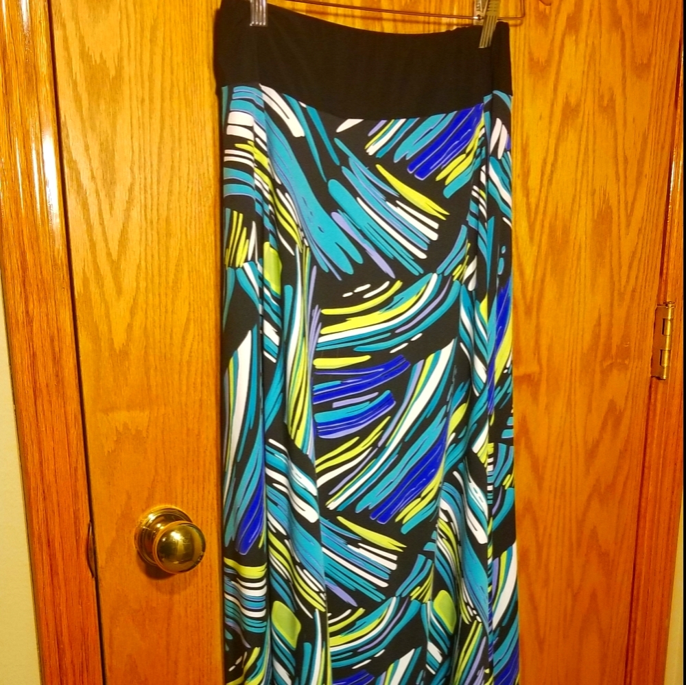 Bright Colored Maxi skirt